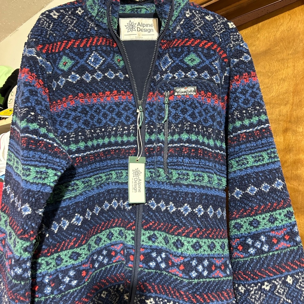 Alpine Design Multicolor Patterned Jacket